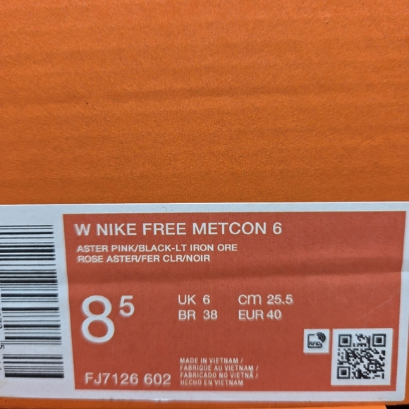 New Nike Free Metcon 6 Women's Workout Shoes Size 8.5 - Picture 8 of 8